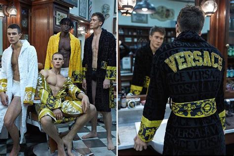 versace bathrobe sizing